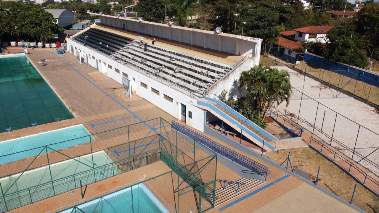 Segunda etapa da remodelação avança no complexo esportivo da Fonte Luminosa em Araraquara!