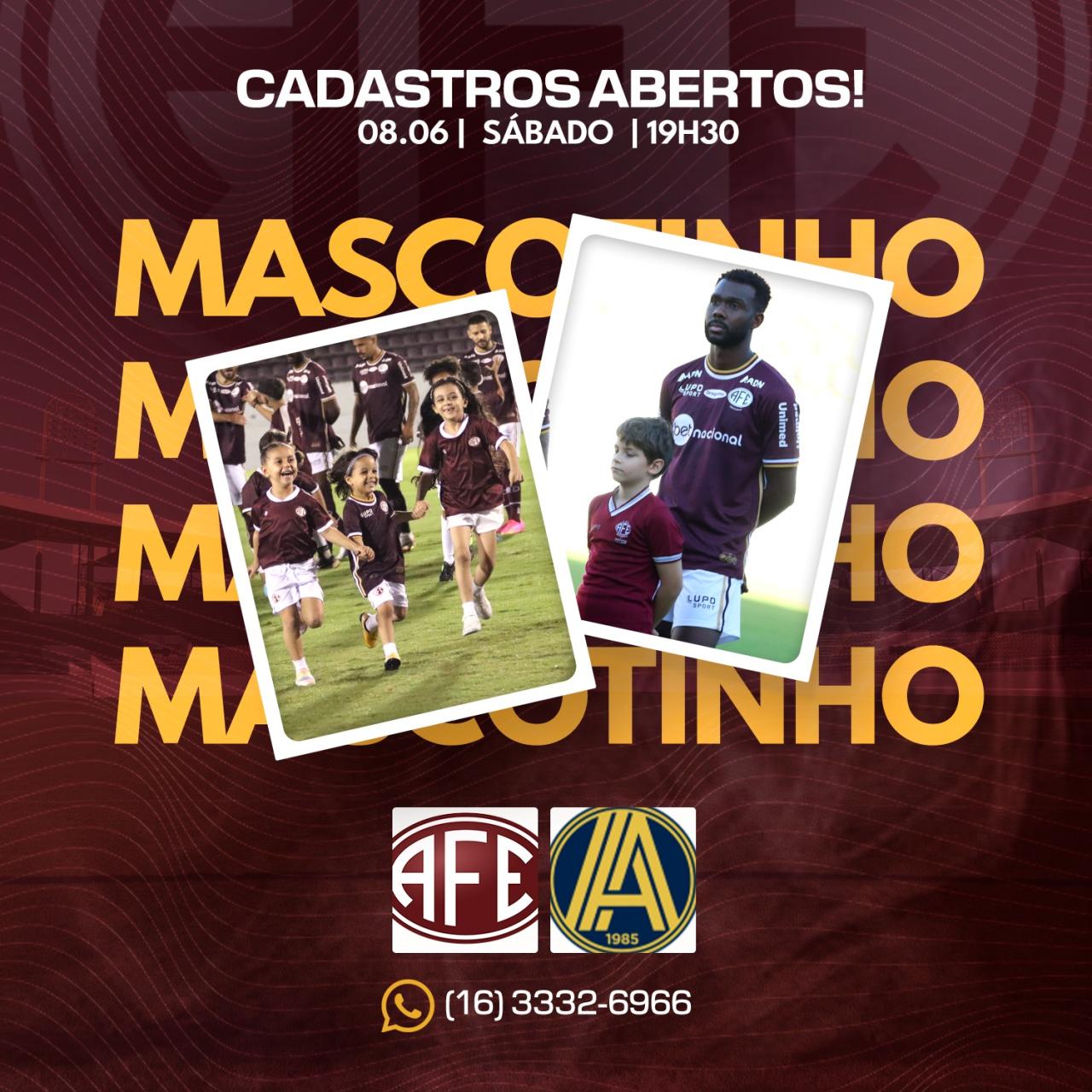 Chegou o momento  para os pequenos  afeanos entrarem com a Ferroviária!