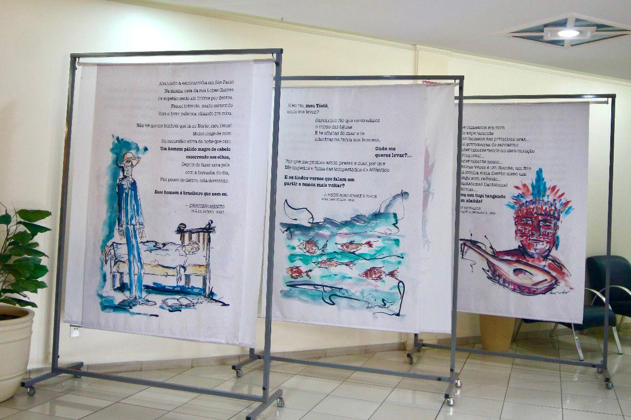 FliSol promove exposições itinerantes sobre Ignácio de Loyola Brandão e Mário de Andrade!