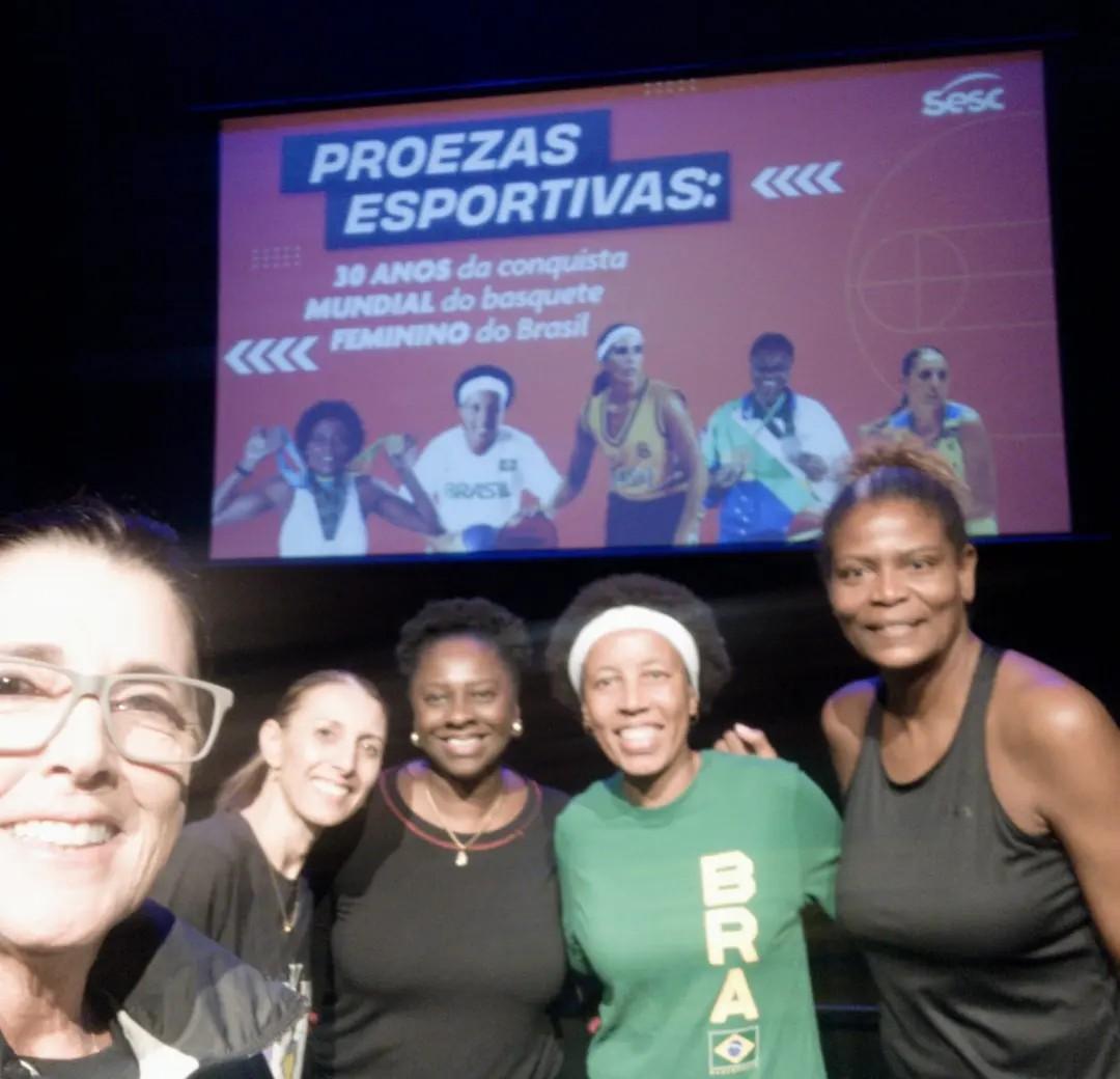 Roseli Gustavo participou de encontro dos 30 anos do Mundial de Basquete do Brasil!