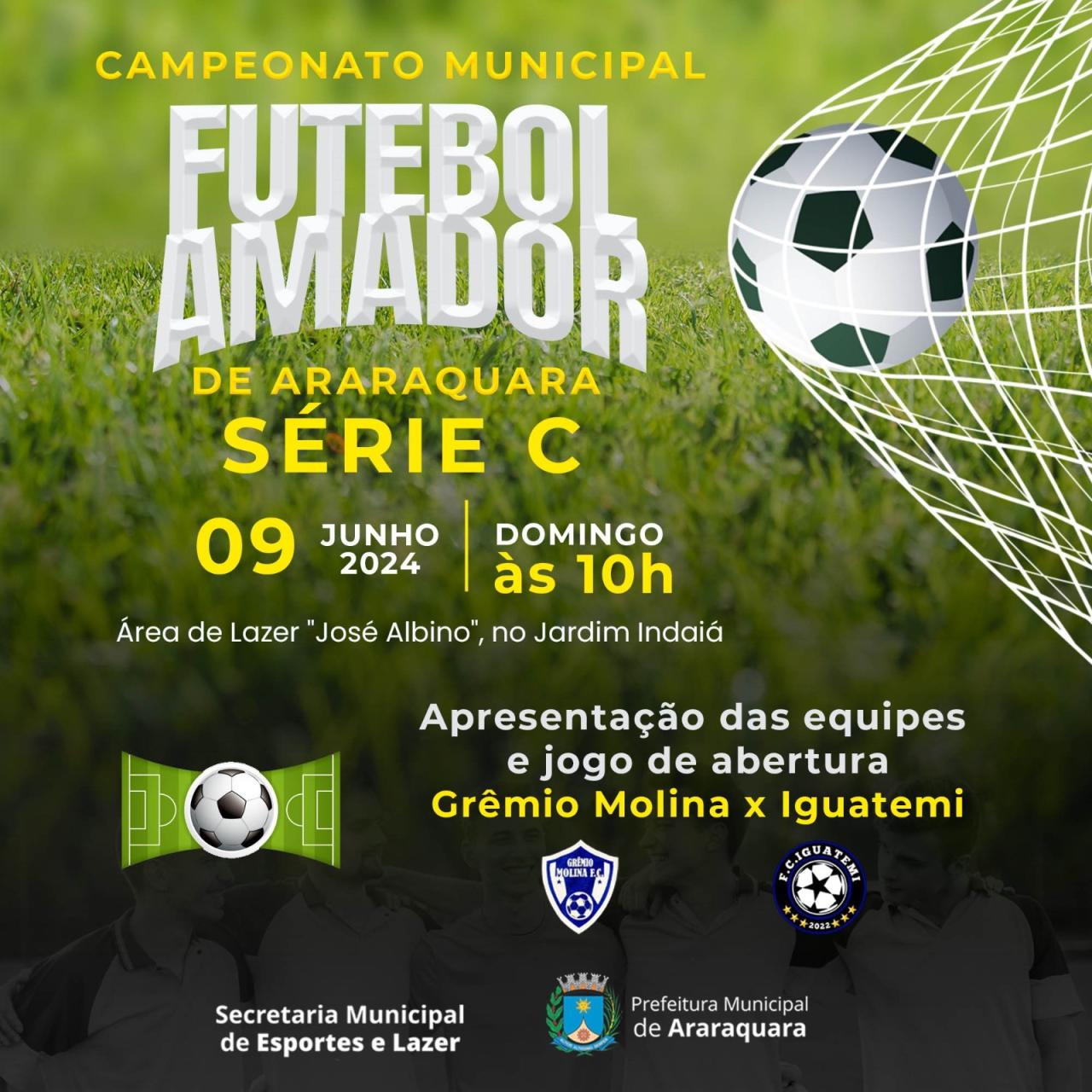 Série C do Amadorzão 2024 inicia em Araraquara!