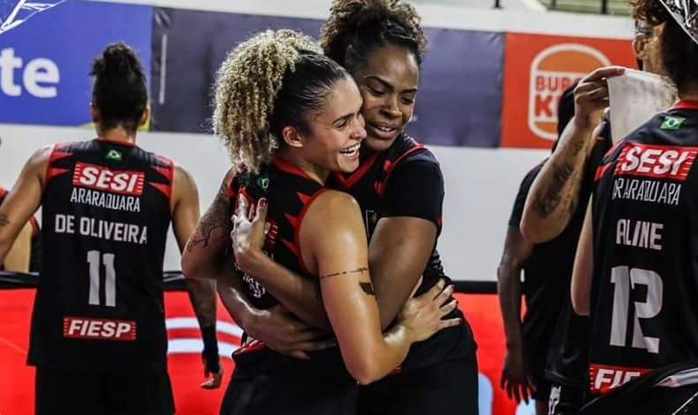 Sesi Araraquara Basquete Feminino(BRA) 59 X 50 Obras(ARG) - Semfinal Sul Americano 2024!