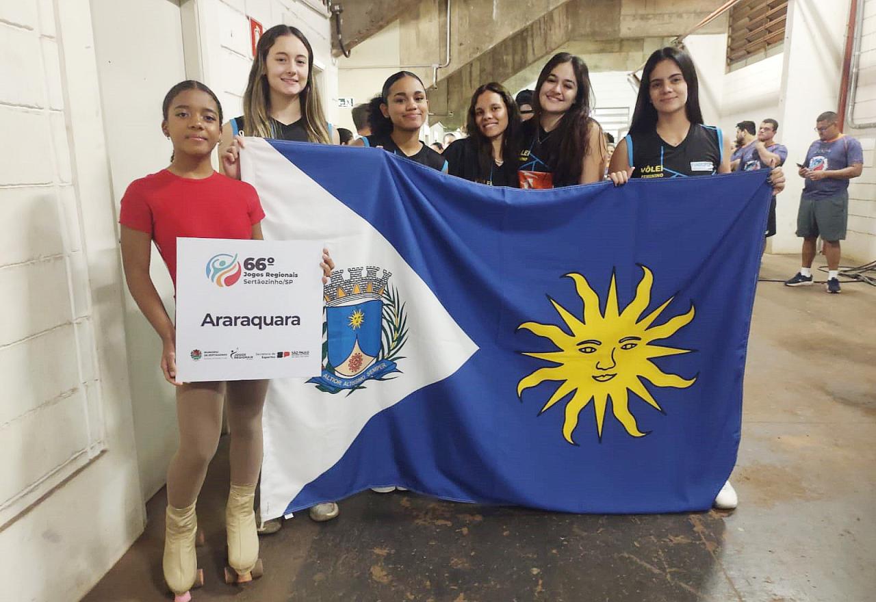 Araraquara ocupa a vice-liderança dos Jogos Regionais!
