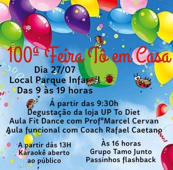 Feira Tô em Casa realiza 100ª edição em Araraquara!