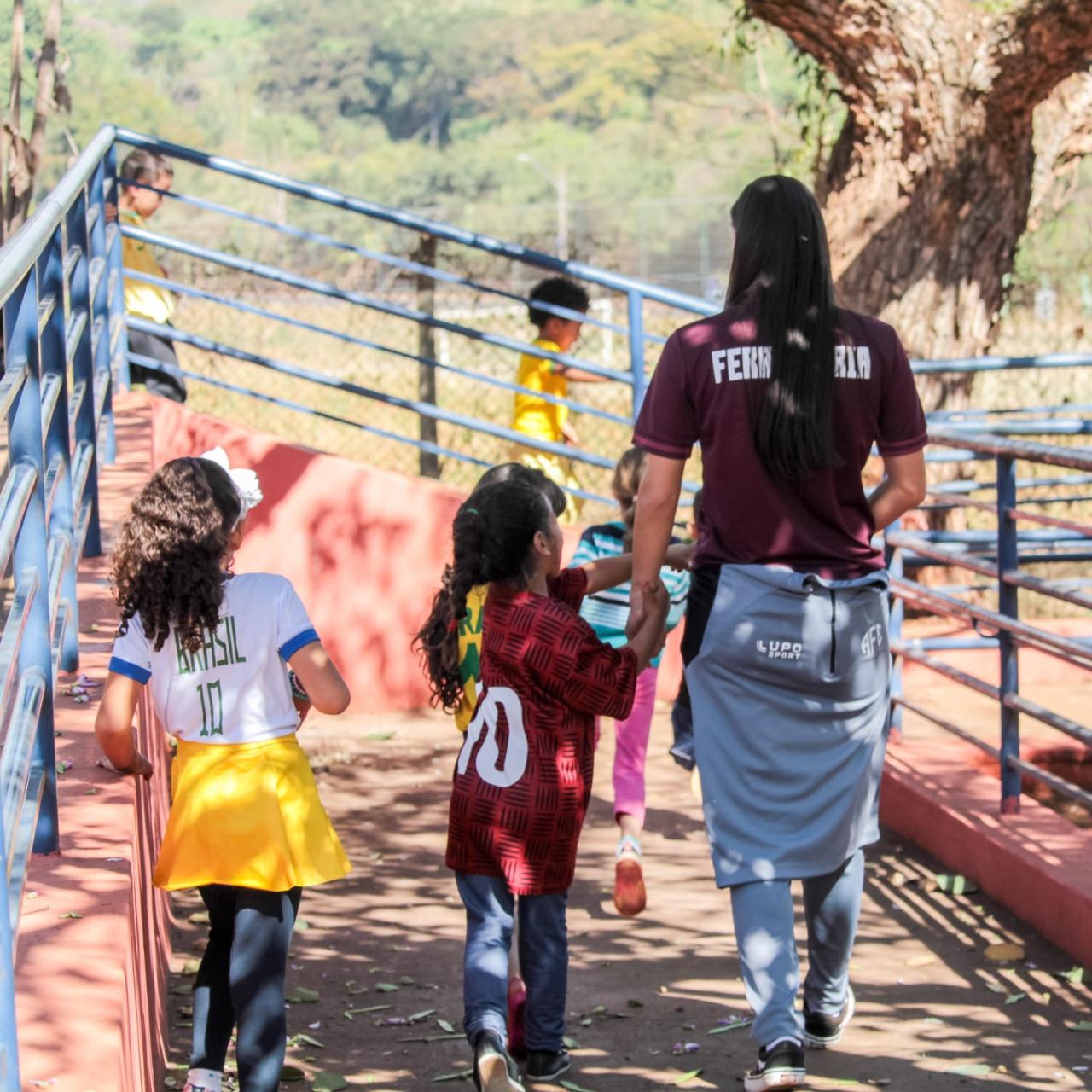 Guerreiras Grenás participam de uma atividade especial na escola CER Eudóxia em Araraquara!