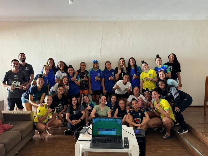 Guerreiras Grenás  se reuniram para acompanhar a vitória da Seleção Brasileir Feminina!