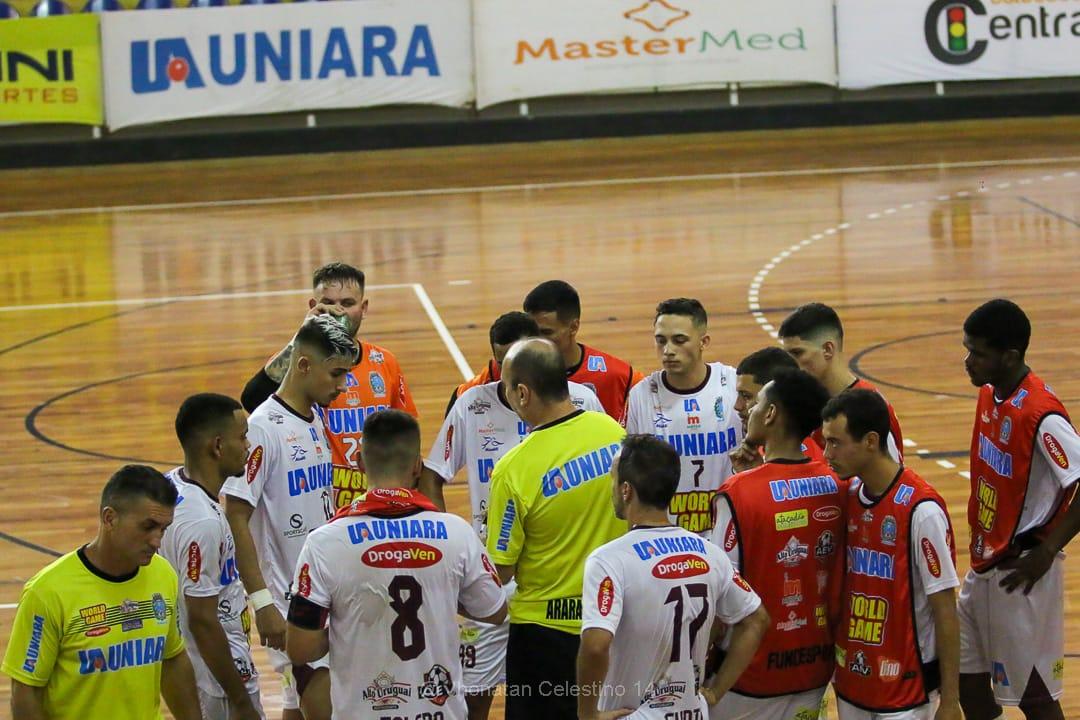 Uniara Futsal Araraquara/Fundesport busca recuperação contra o Dracena Futsal!