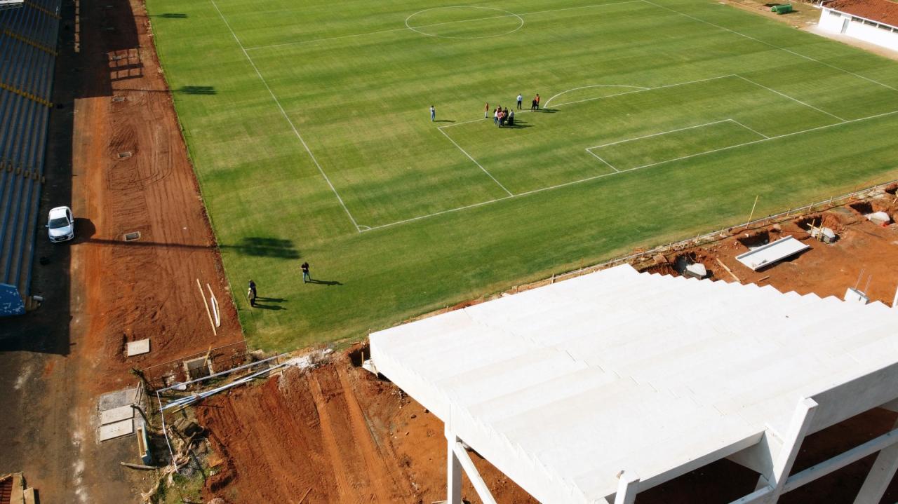 Estádio do Botânico em Araraquara começa a receber novas arquibancadas!