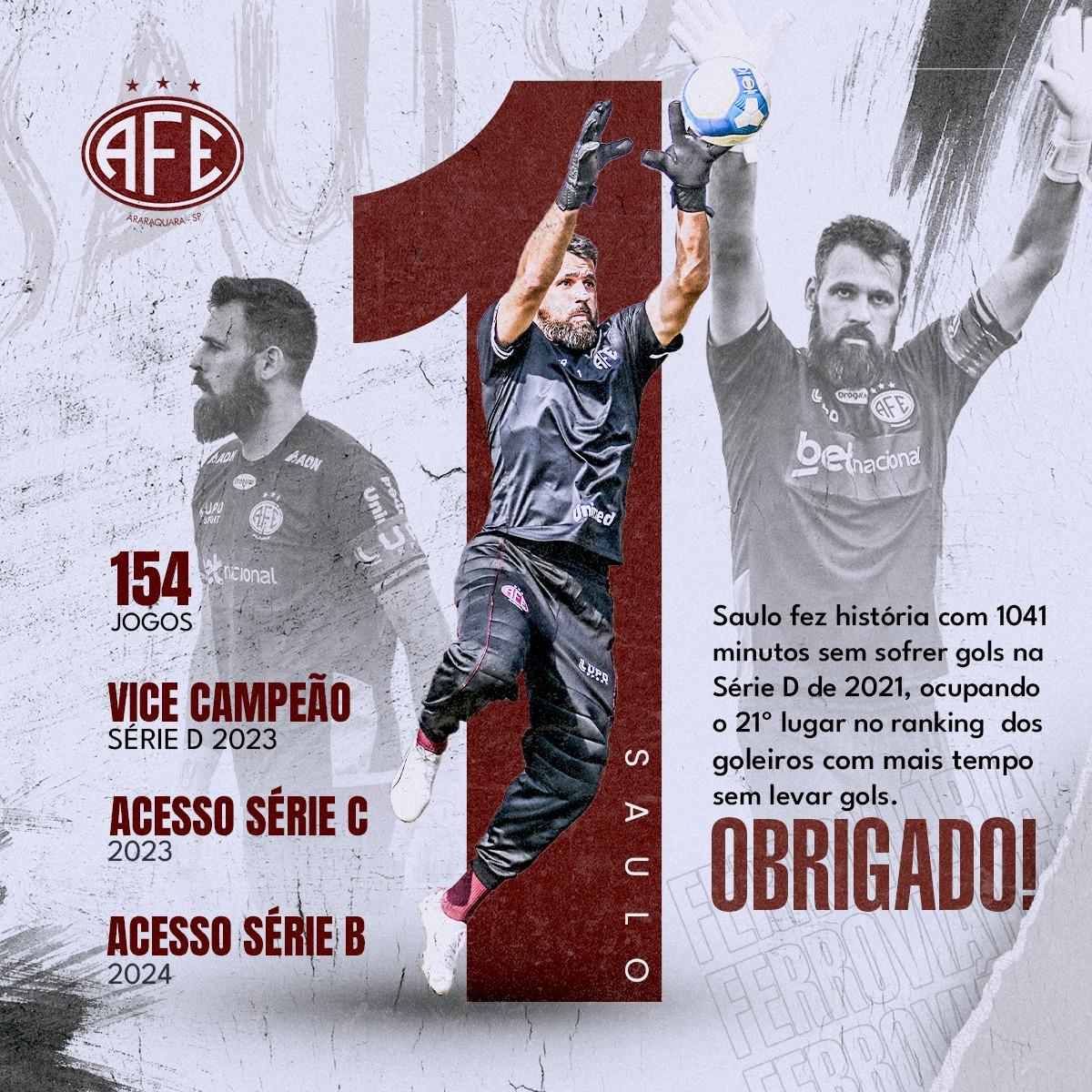 Goleiro Saulo se despede da Ferroviária!