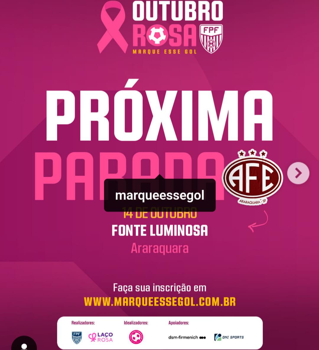 Marque esse Gol estará em Araraquara na Segunda-feira 14/10!
