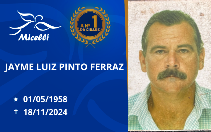 Araraquara e região se despedem de Jayme Luiz Pinto Ferraz, o “Jaymão”!