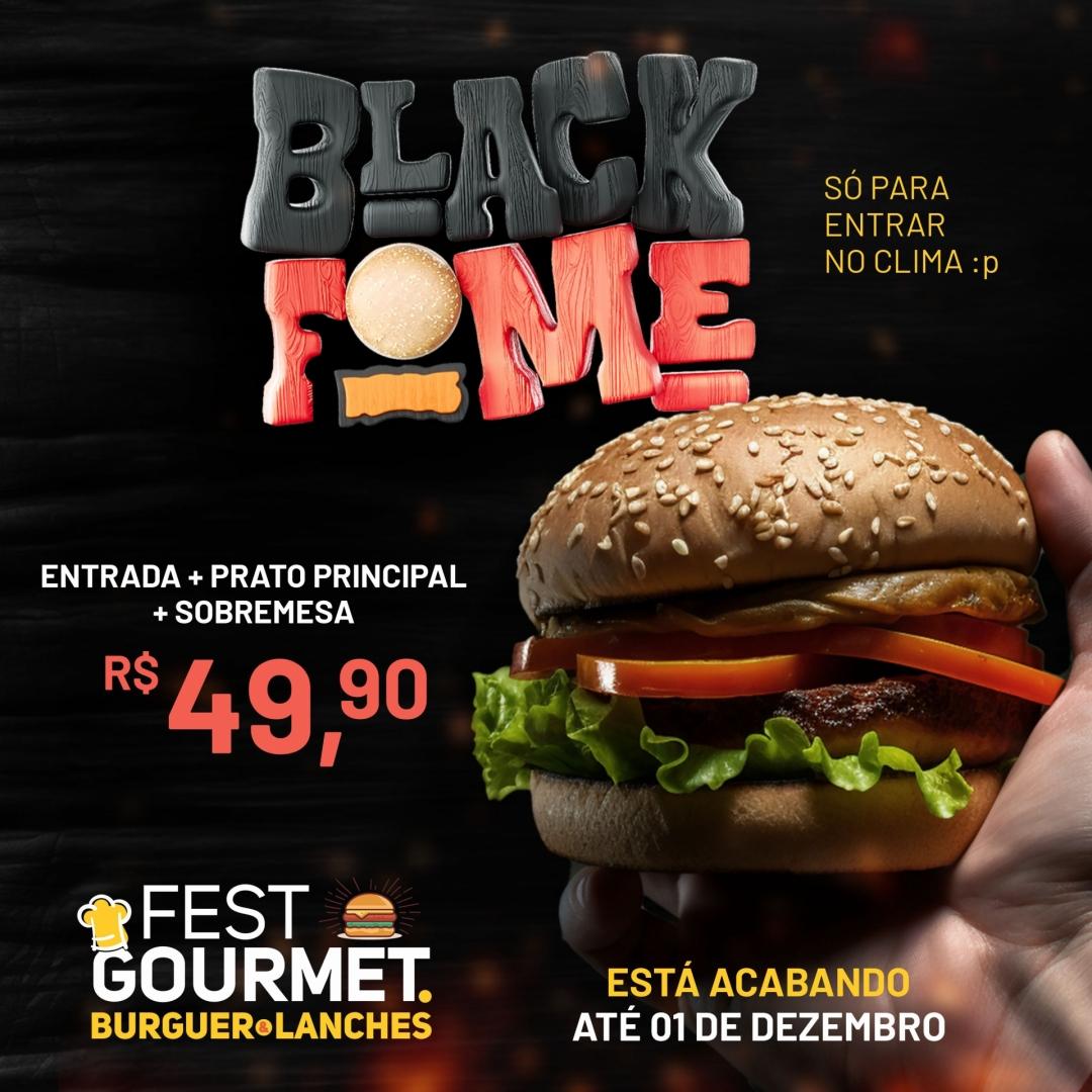 Corra que o Fest Gourmet Burguer & Lanches está acabando, até Domingo.01/12!