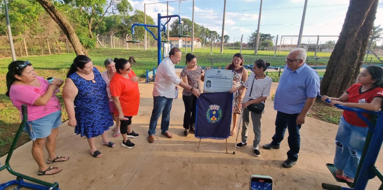 Entregue Academia ao Ar Livre Benedito de Paula Mello no Victório De Santi em Araraquara!