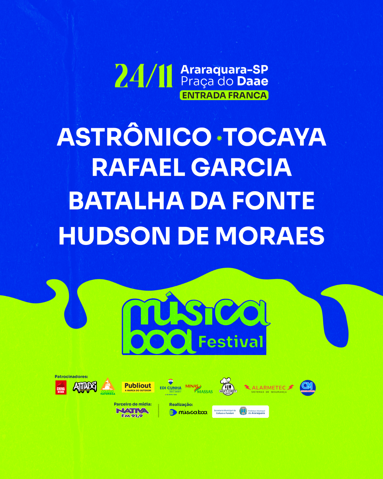 Festival Música Boa apresenta atrações locais !