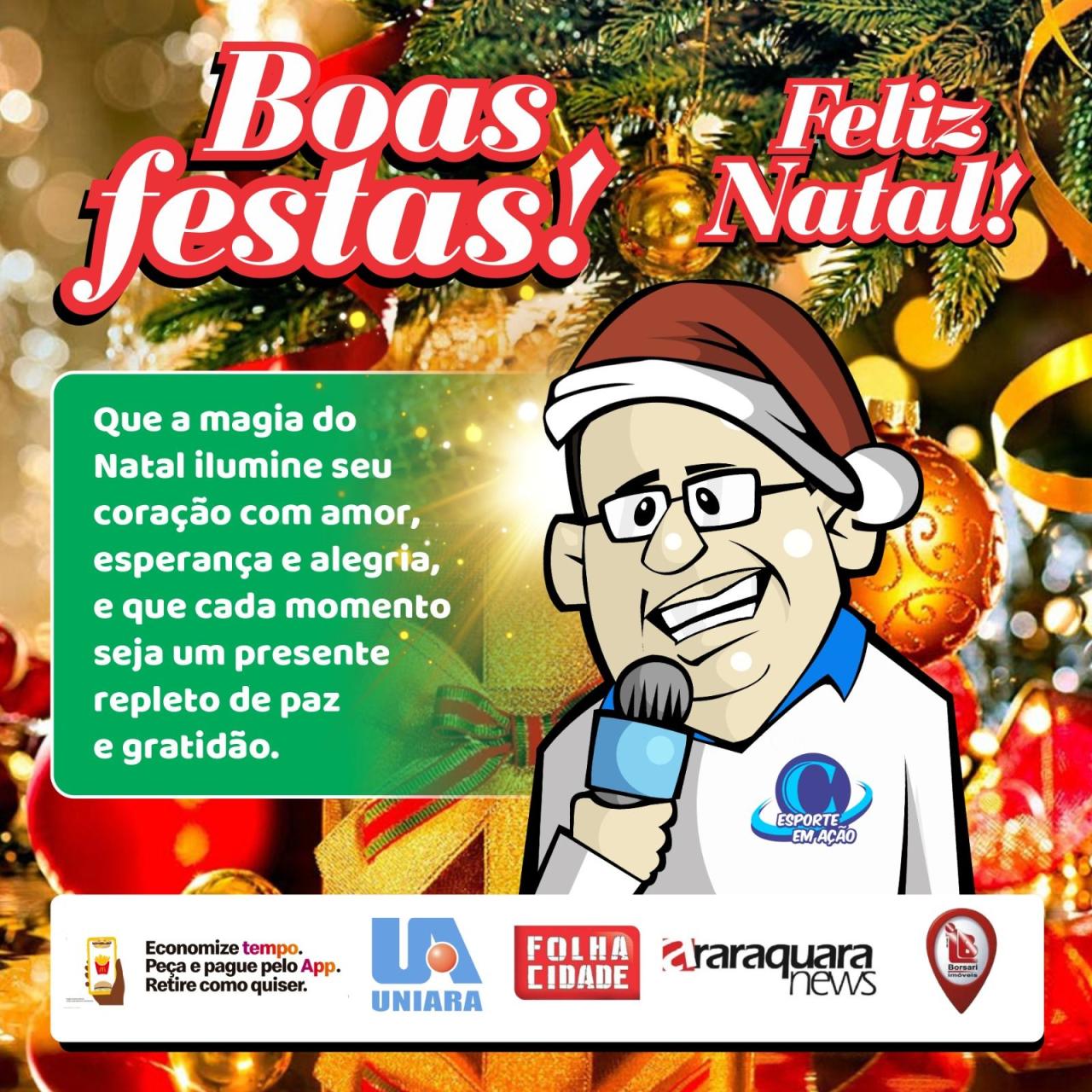 Boas Festas e Feliz Natal 2025!