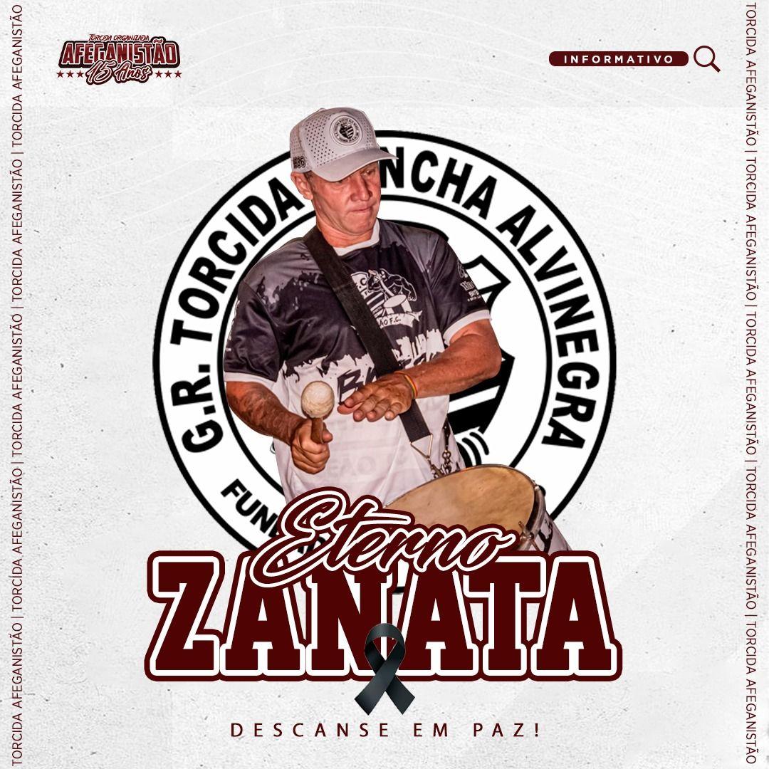 Descanse em paz amigo e irmão em Cristo, Mestre Zanata.da Mancha Alvinegra do Comercial FC!