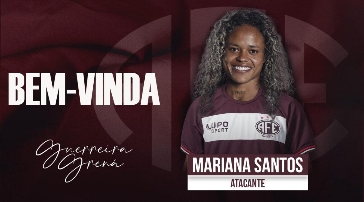 Guerreiras Grenás anunciam a contratação da atacante Mariana Santos!