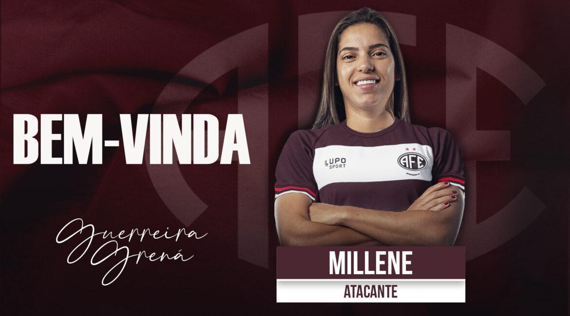 Guerreiras Grenás anunciam a contratação da atacante Millene!