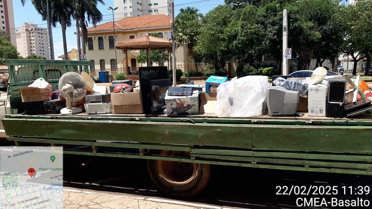 Ação recolhe mais de 2 toneladas de resíduos eletrônicos em Araraquara!