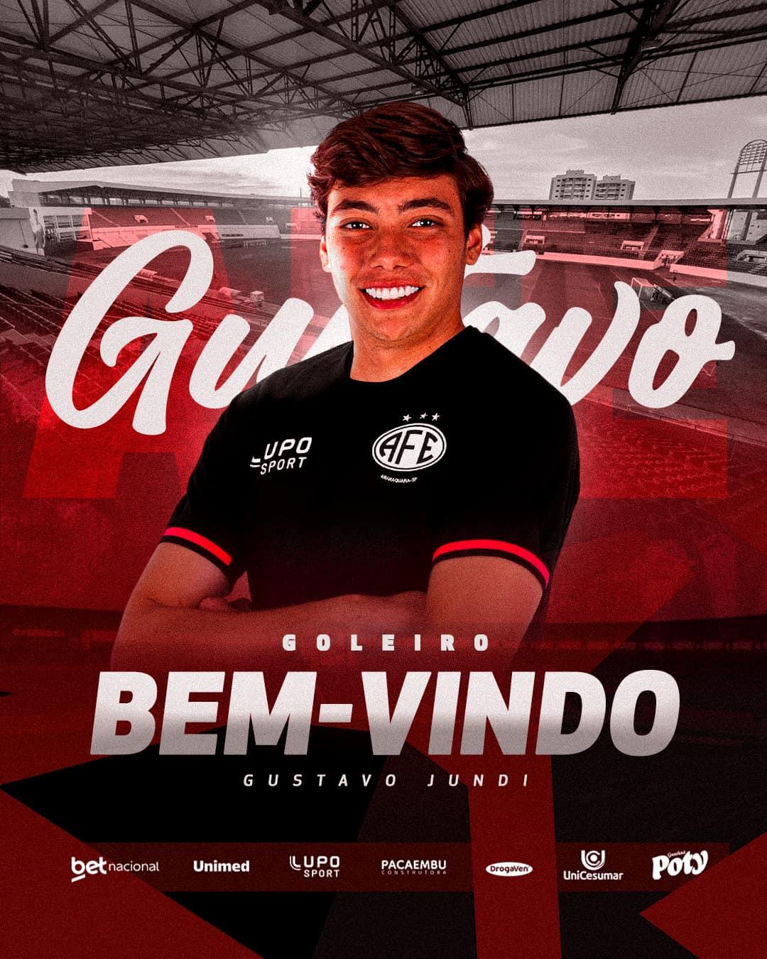Ferroviária acerta a cessão definitiva do goleiro Gustavo Jundi!