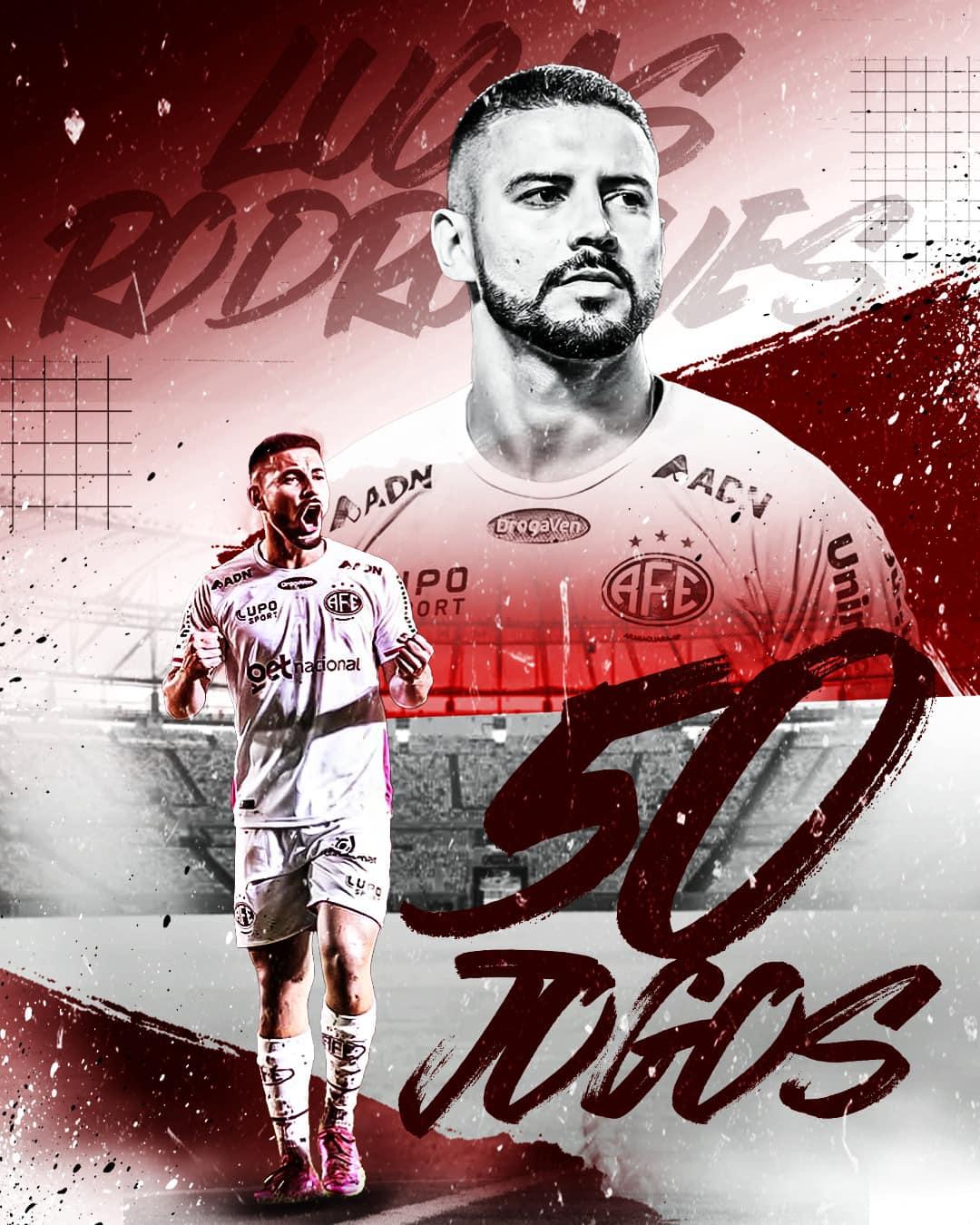 Lucas Rodrigues alcançou a marca de 50 jogos com a camisa da Ferroviária!