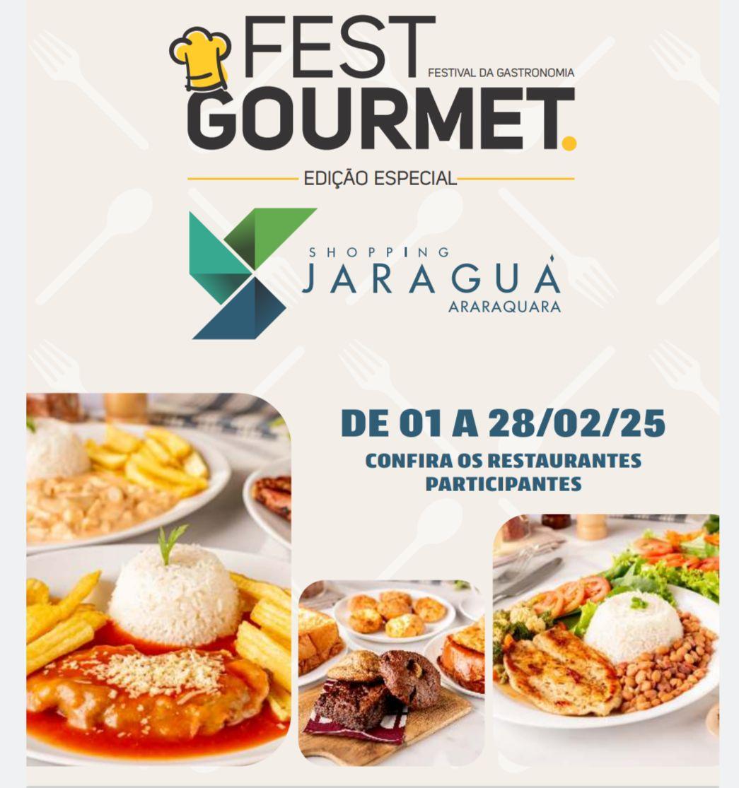 Primeira Edição do Fest Gourmet Shopping Jaraguá Araraquara 2025!