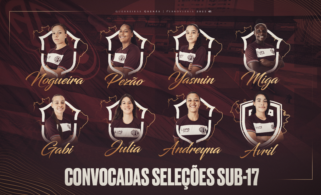 Oito Guerreiras Grenás são convocadas para Seleções Nacionais Sub-17 do Brasil e Venezuela!