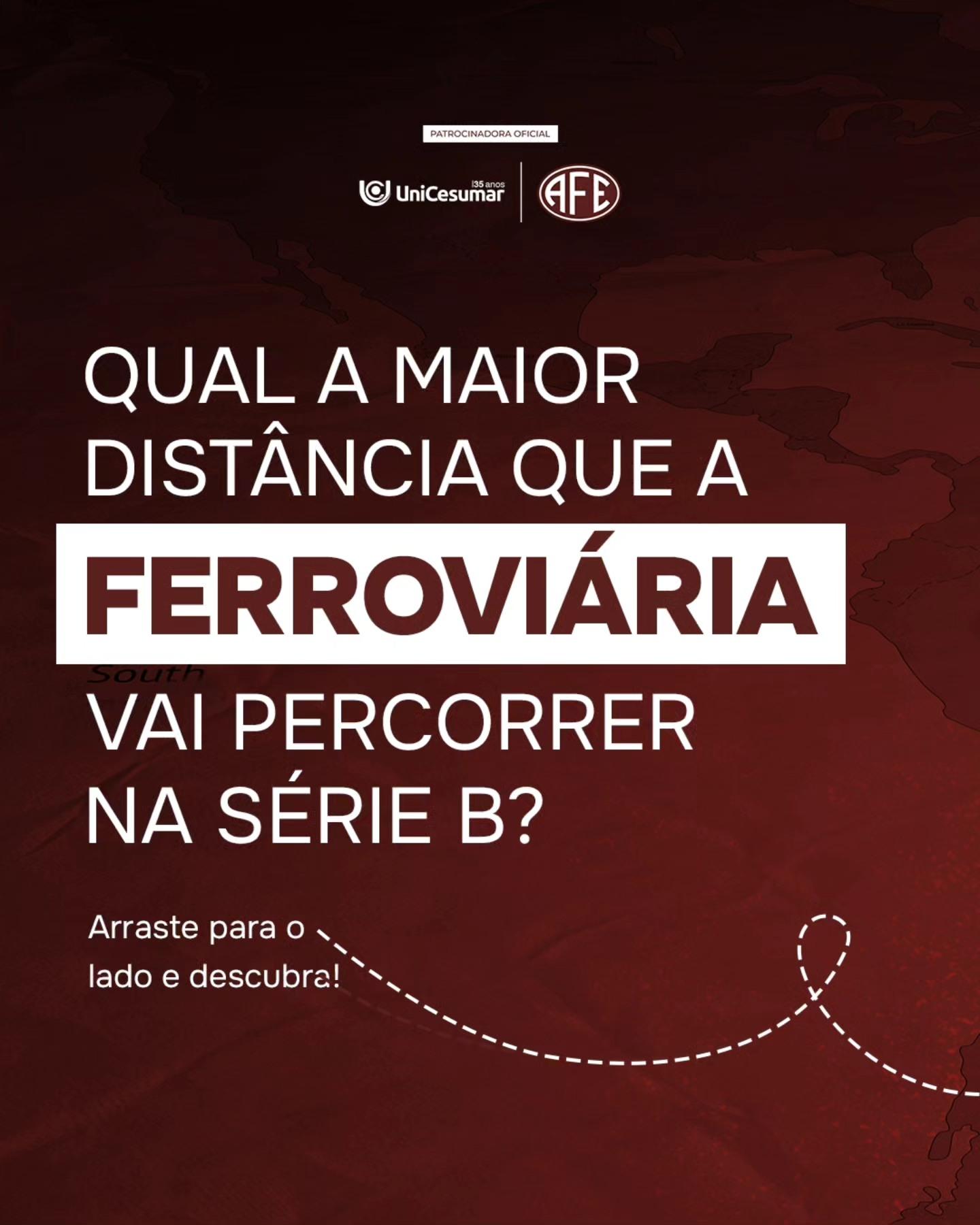 A Ferroviária vai encarar longas viagens na Série B em 2025 pelo Brasil inteiro!