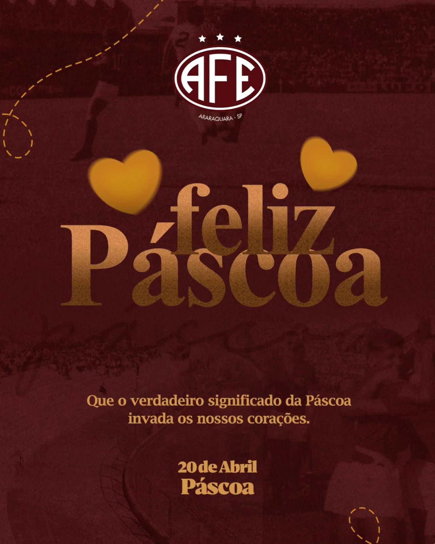 Feliz Páscoa, Torcida AFEana!