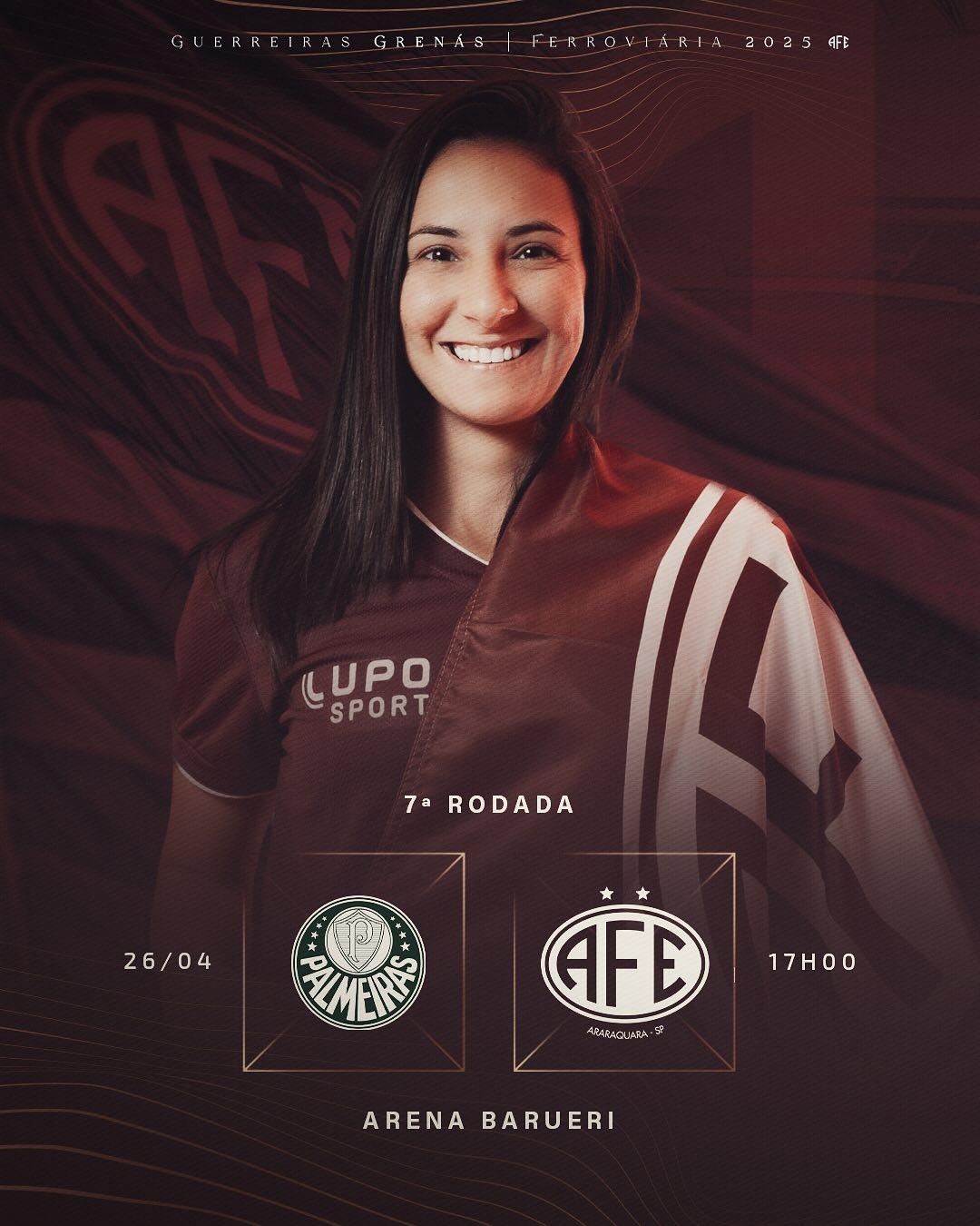Ferroviária enfrenta o Palmeiras pelo Brasileirão Feminino 2025!