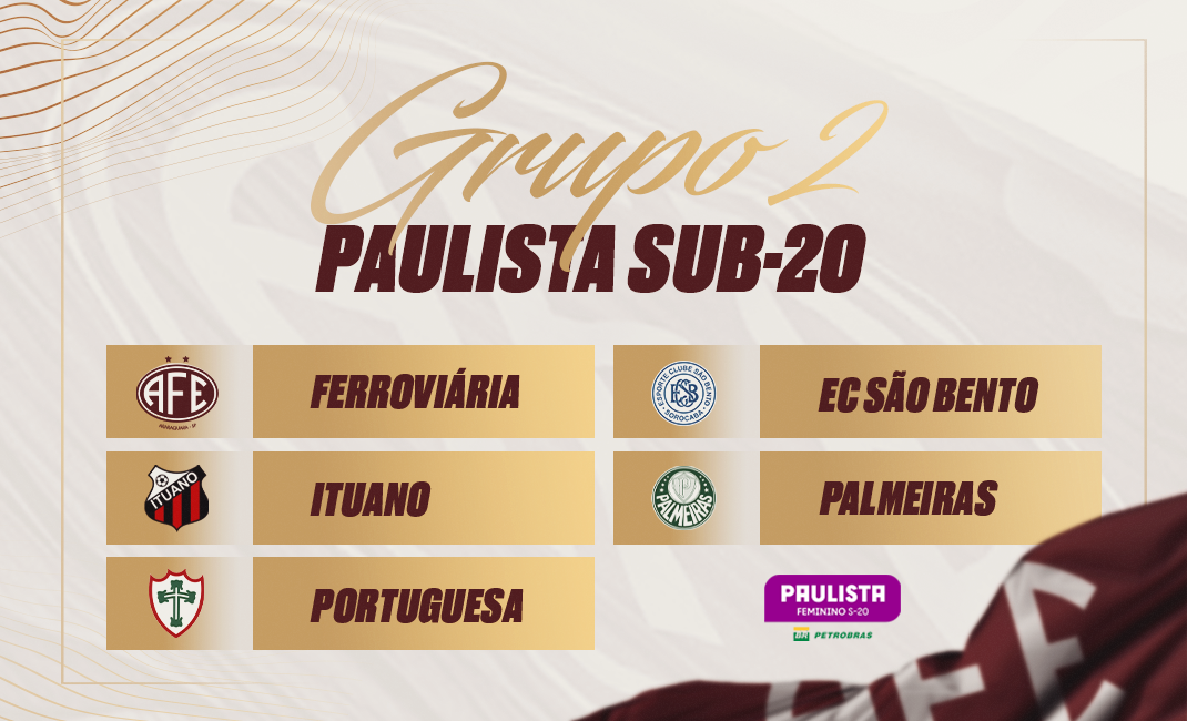 Guerreiras Grenás estão no Grupo 2 do Paulista Feminino Sub-20 2025!