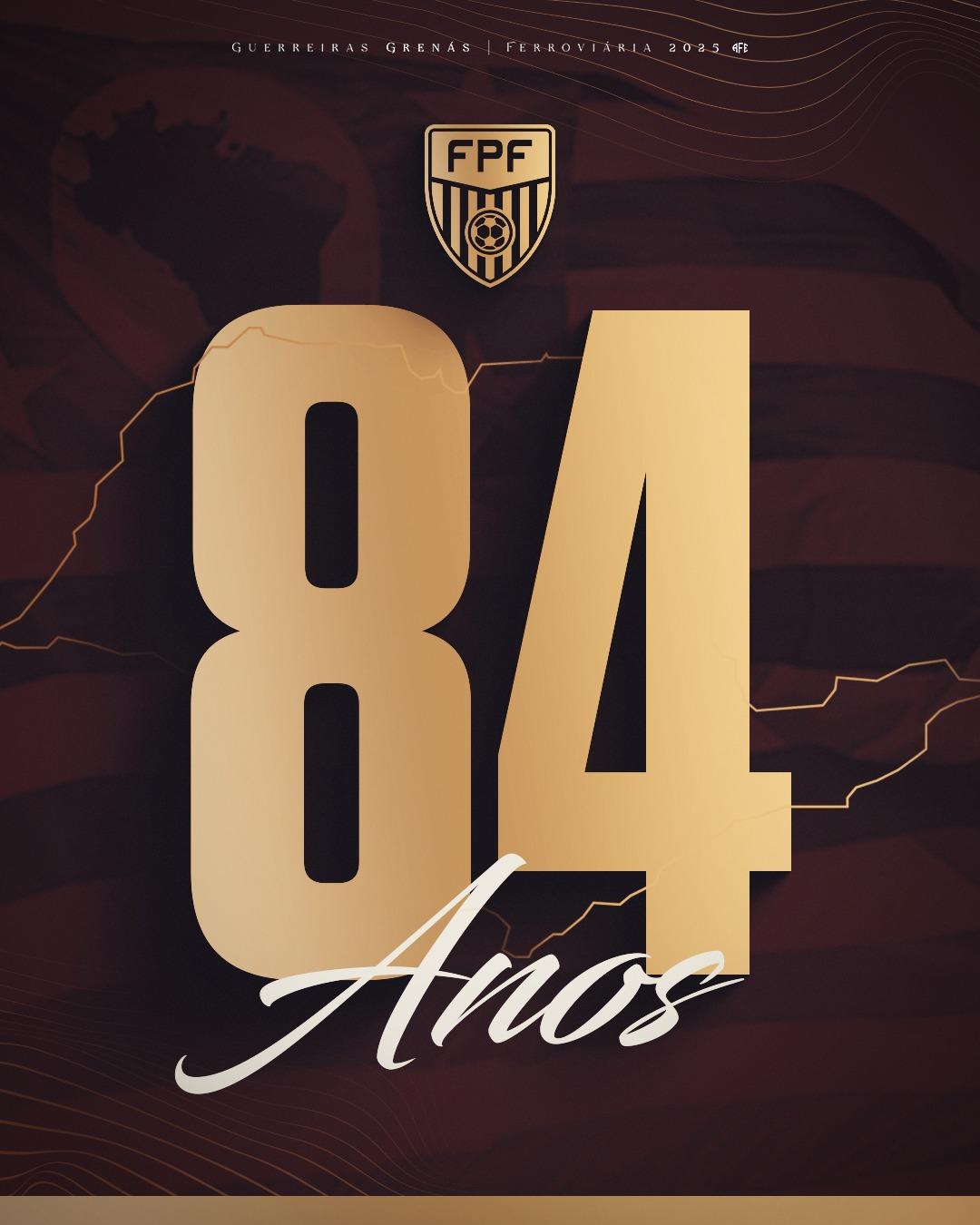 Guerreiras Grenás parabenizam a Federação Paulista de Futebol pelos 84 anos!