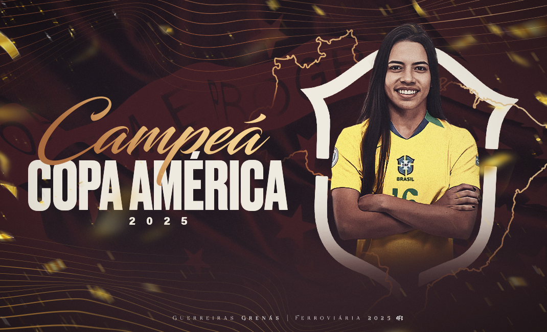Fátima Dutra é a nona Guerreira Grená a conquistar a Copa América Feminina em 2025!