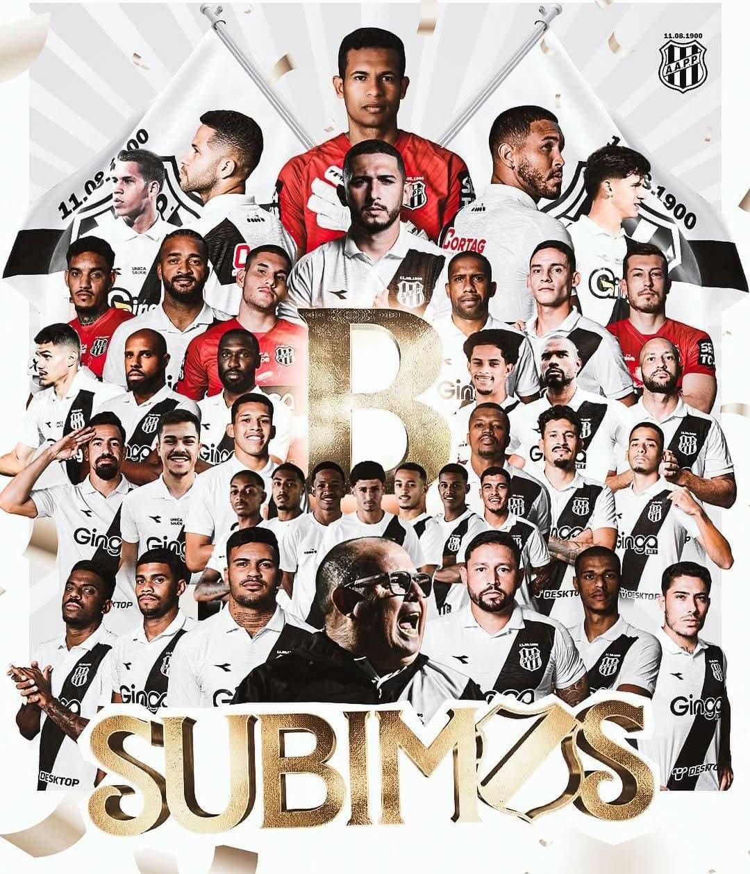 Ponte Preta já está na Série B em 2026.Veja quem pode mais subir na Série C em 2025!