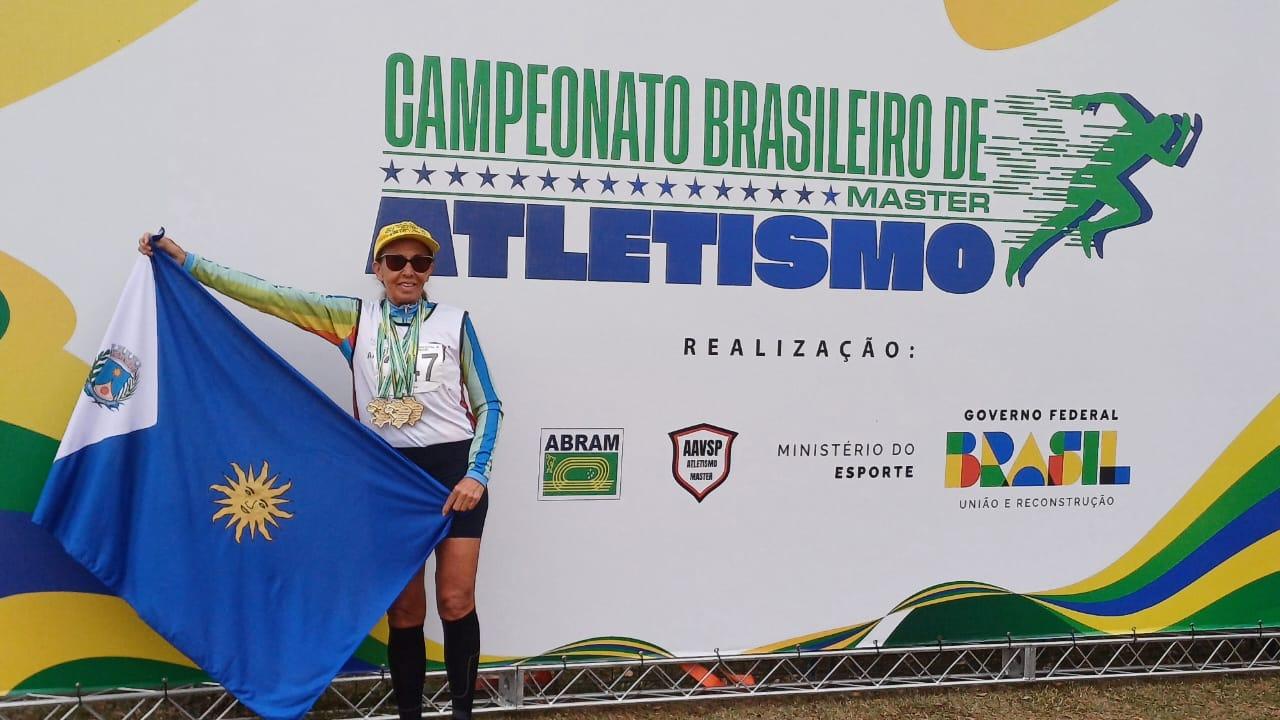 Sara Reame de Araraquara é ouro no Brasileiro de Atletismo Master 2025!