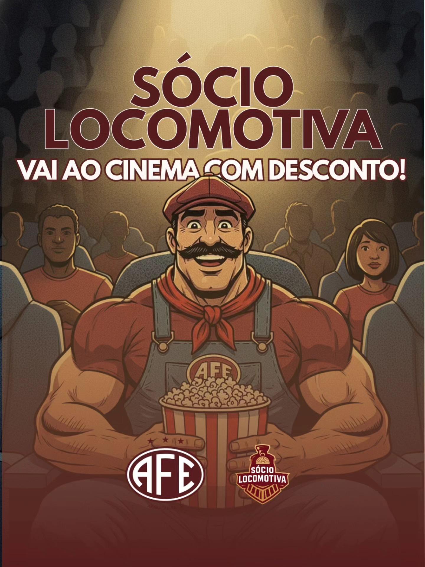 Sócio Locomotiva economiza no Cinema em Araraquara!