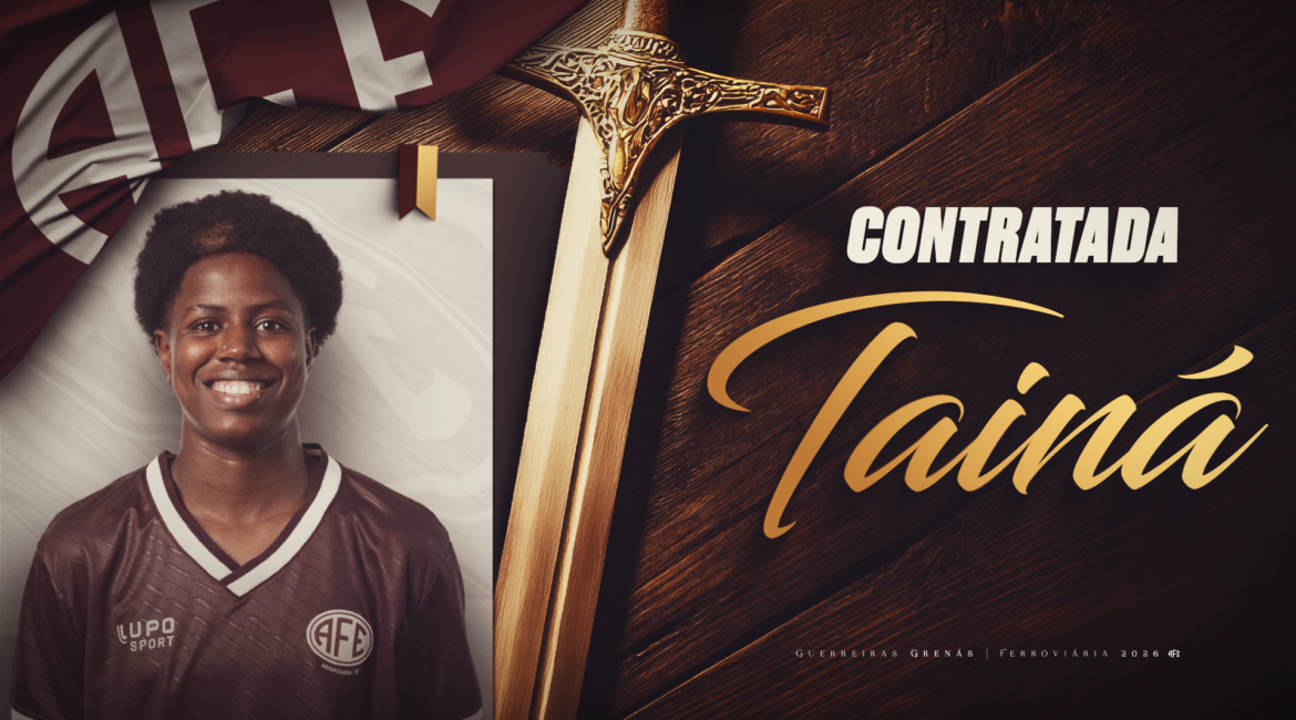 Atacante Tainá é o novo reforço das Guerreiras Grenás para 2026!