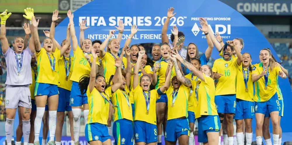 Brasil vence Canadá e conquista título da Fifa Series 2026 em Cuiabá!