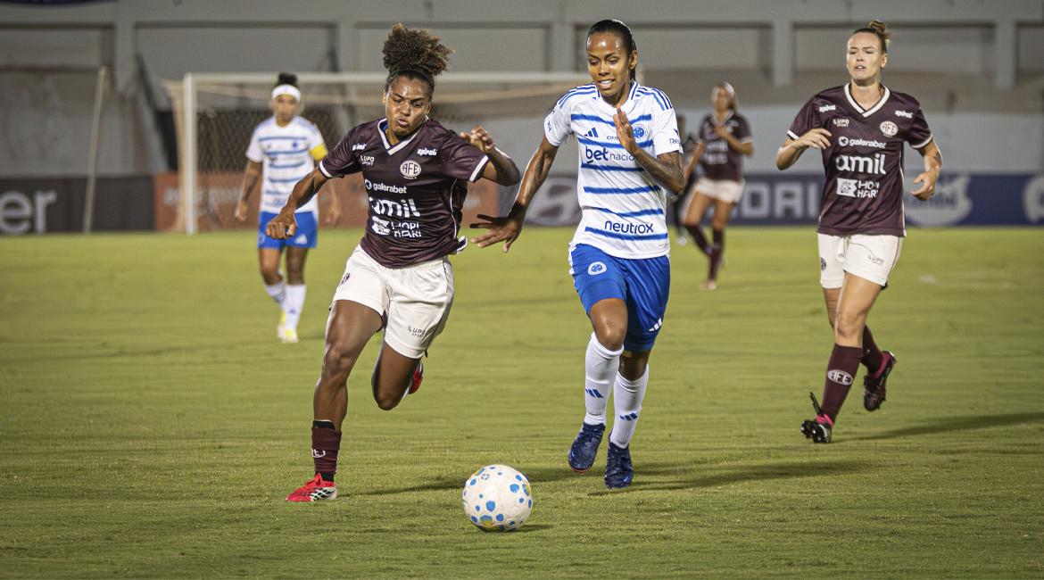 Guerreiras Grenás empatam com o Cruzeiro pelo Brasileirão Feminino 2026!
