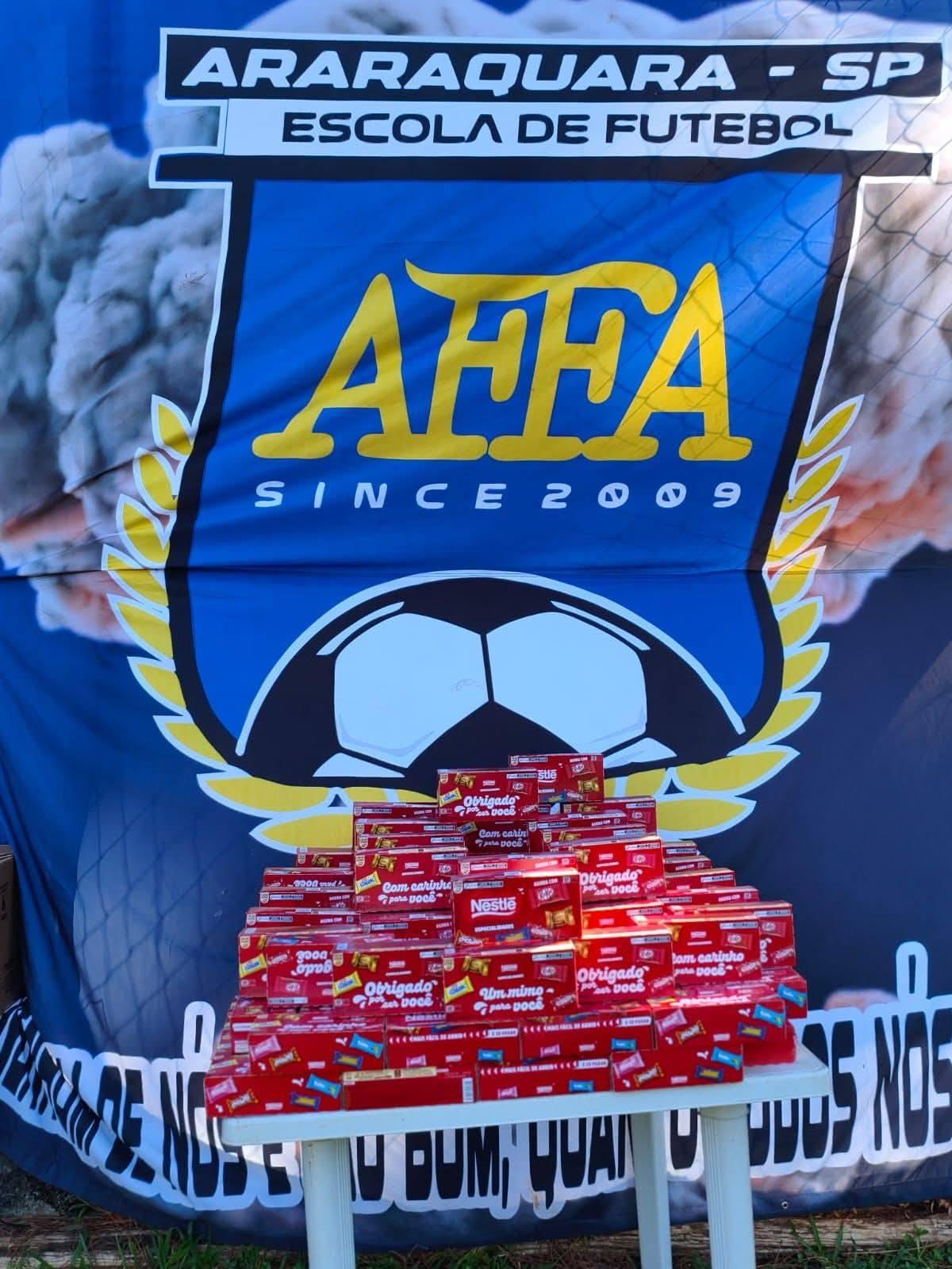 PÁSCOA SOLIDÁRIA AFFA 2026- ESCOLA DE FUTEBOL E FUTSAL DE ARARAQUARA E ESPORTE EM AÇÃO!