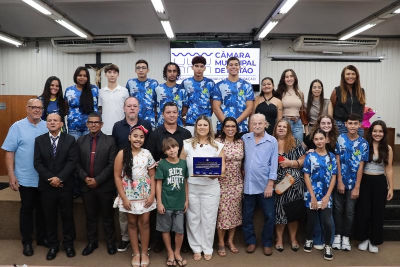 Técnica Vanessa Marquezini Bomfim Gabriel do Dharma Tchouckball recebe Título de Cidadã Matonense da Câmara Municipal 2026!