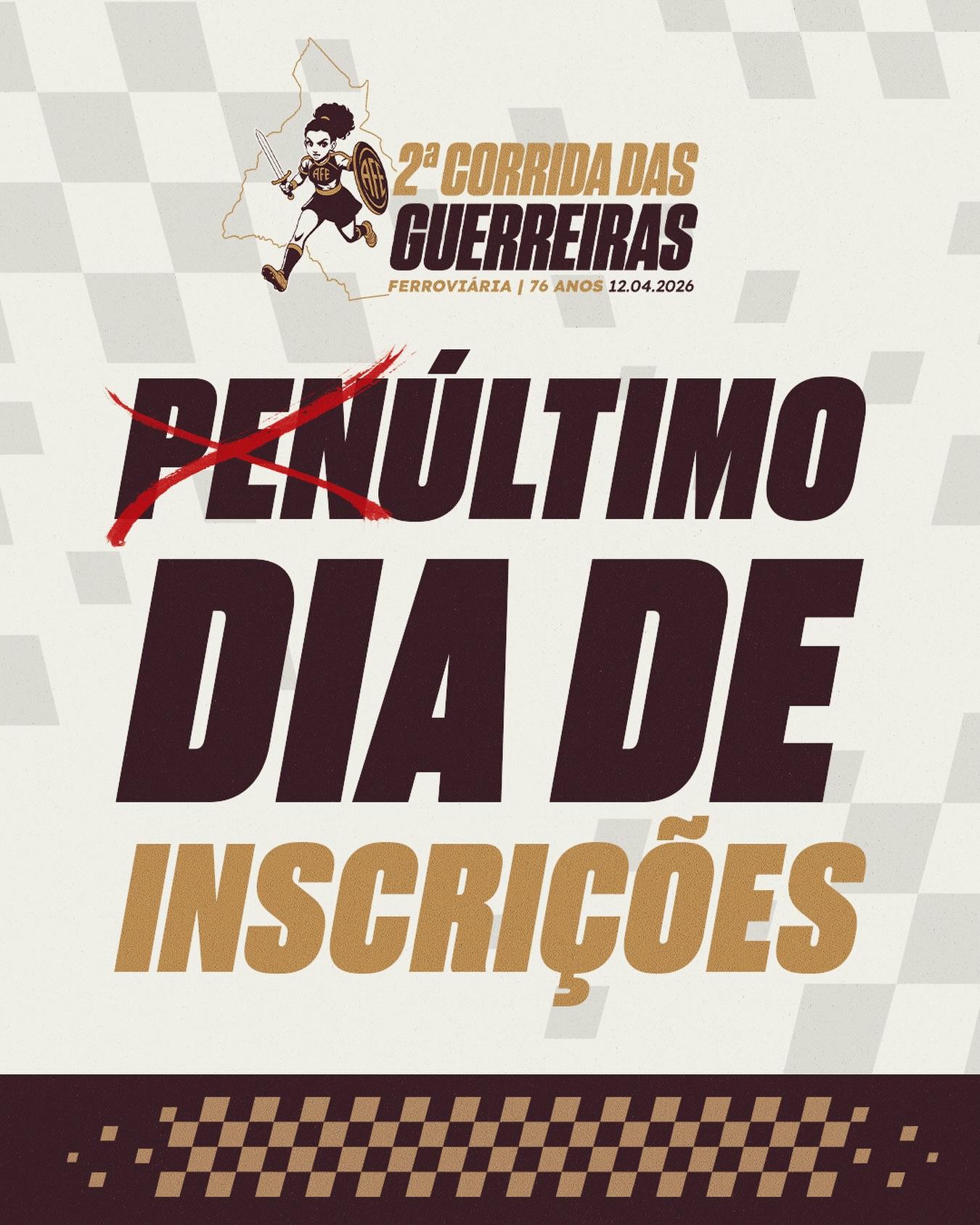 Último dia para as inscrições para a 2ª Edição da Corrida das Guerreiras Grenás 2026!