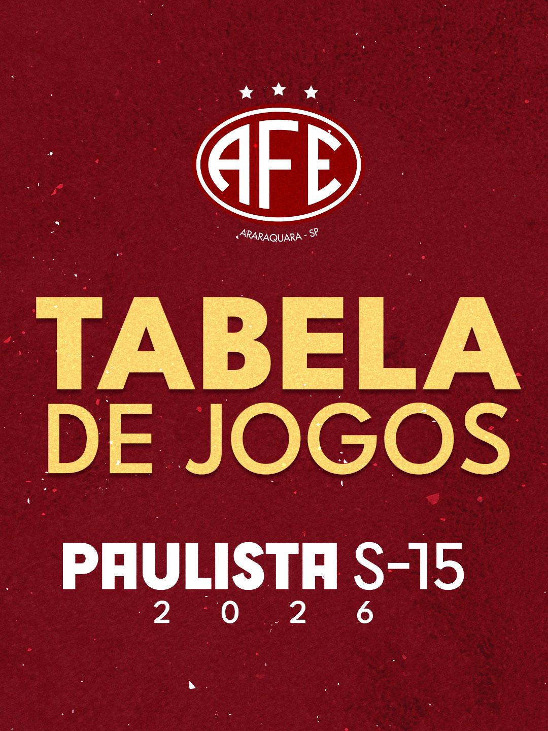 Confira os desafios da fase inicial da Ferroviária no Sub-15 no Paulistão 2026!