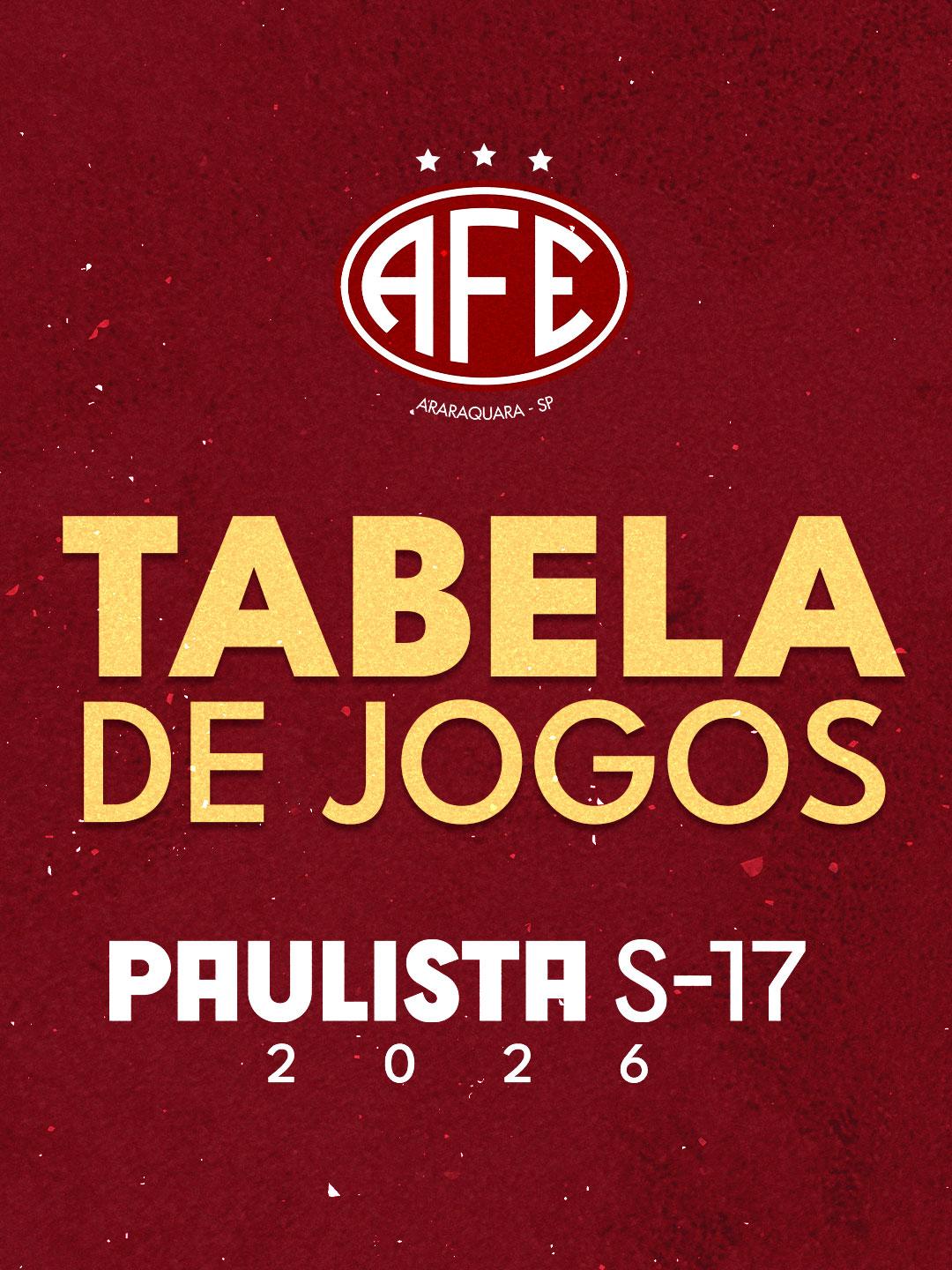 Confira os desafios da fase inicial da Ferroviária Sub-17 no Paulistão 2026!