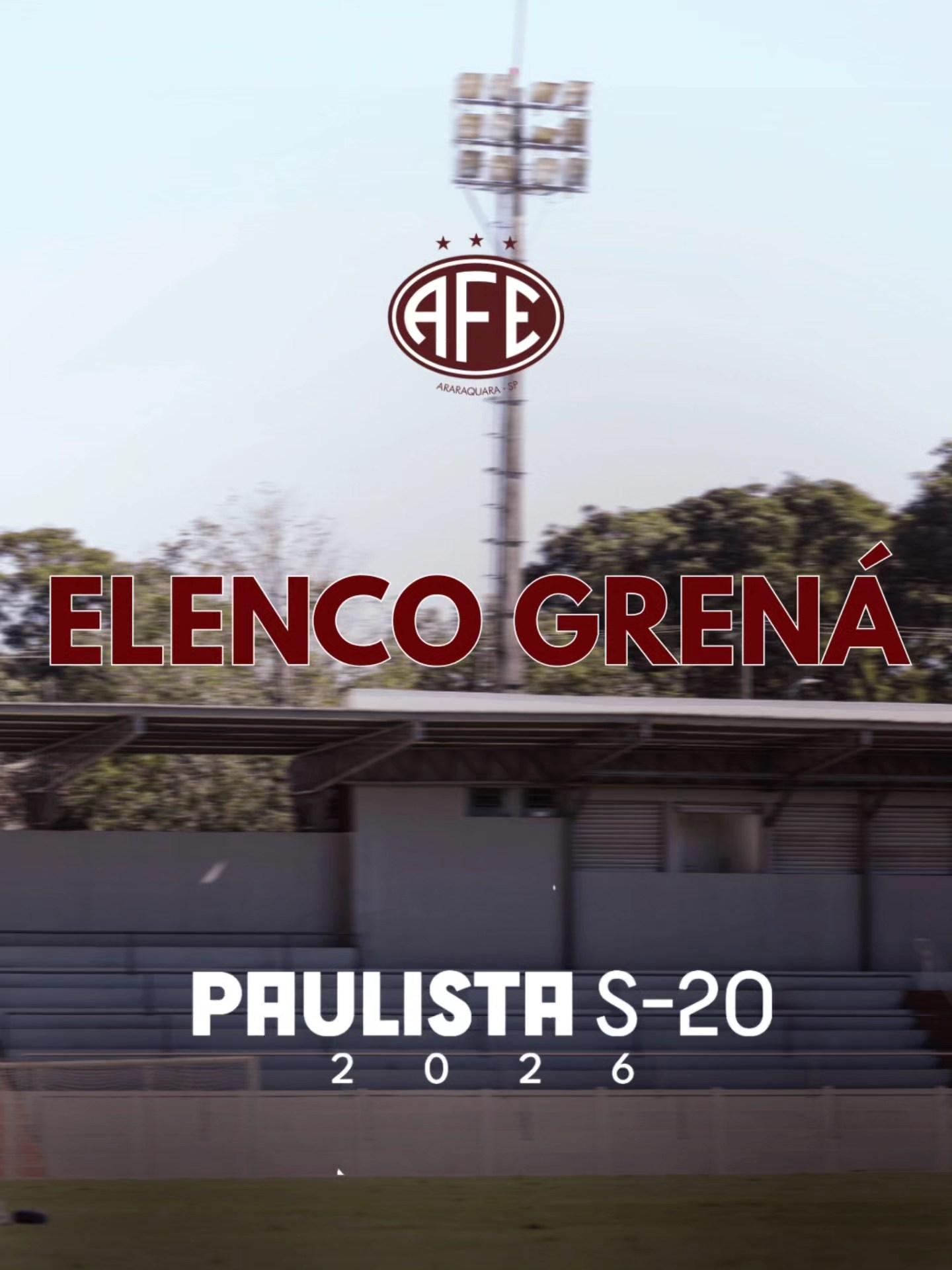 Conheça o elenco grená que representará a Ferroviária no Paulistão Sub-20 2026!