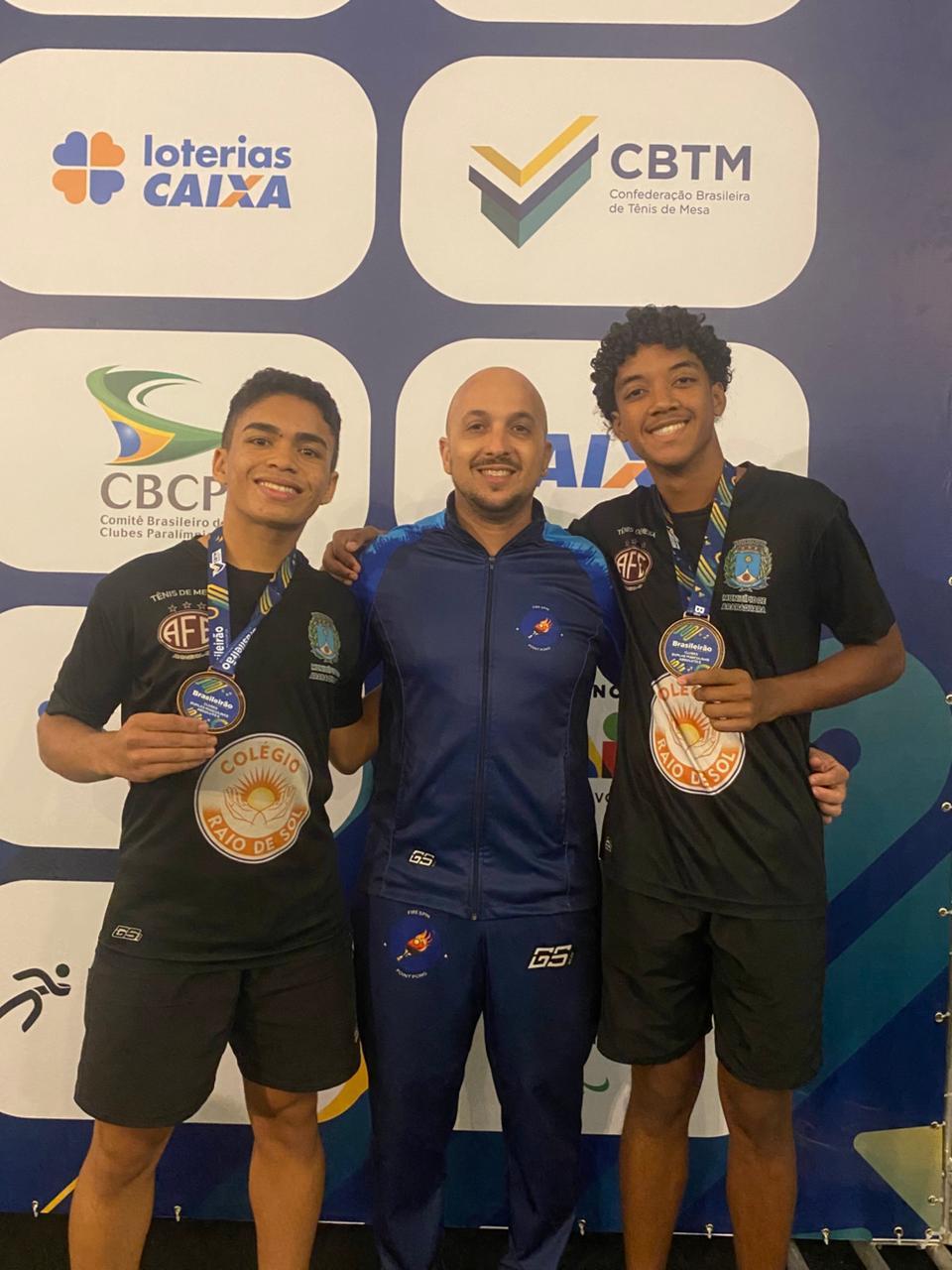 Fundesport/Araraquara conquista pódio no Brasileirão de Inverno de Duplas de Tênis de Mesa 2026!