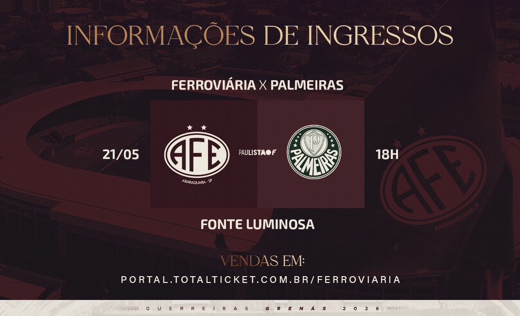 Ingressos para o jogo entre Guerreiras Grenás x Palmeiras estão à venda pelo Paulistão 2026!