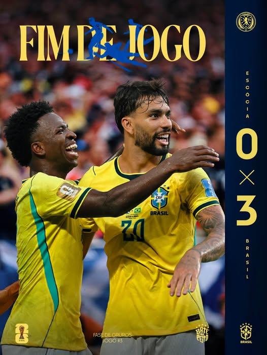 Suécia 0 X 3 Brasil - FASE DE GRUPOS ENCERRADA! 