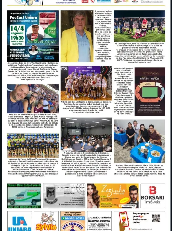 FATOS E FOTOS - FOLHA DA CIDADE DE ARARAQUARA - 11/04/2025 - SEXTA-FEIRA!