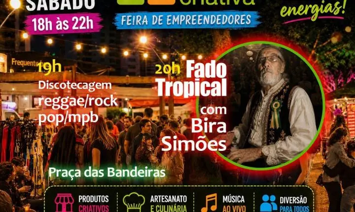 Fado Tropical e Discotecagem agitam Praça das Bandeiras em Araraquara!